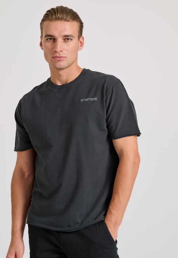 Relaxed fit t-shirt με graphic τύπωμα στην πλάτη