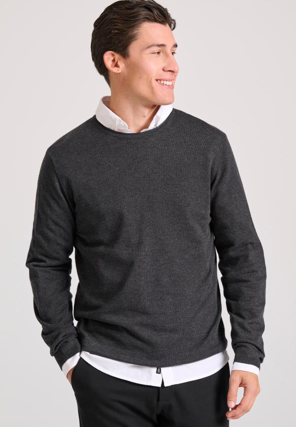 Casual πλεκτή μπλούζα με μίξη από μαλλί και κασμίρ