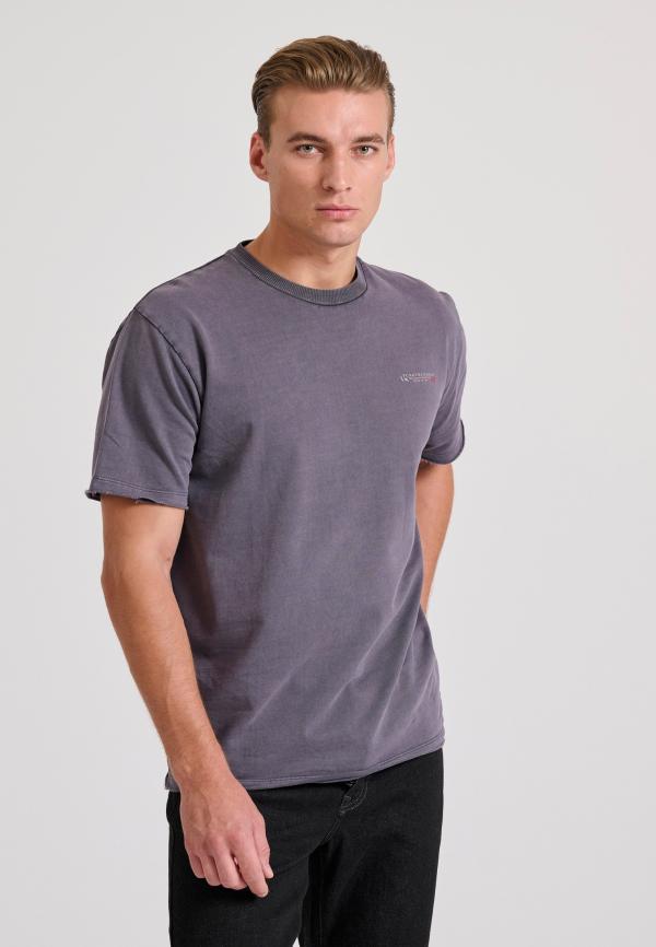 Relaxed fit t-shirt με τύπωμα στην πλάτη
