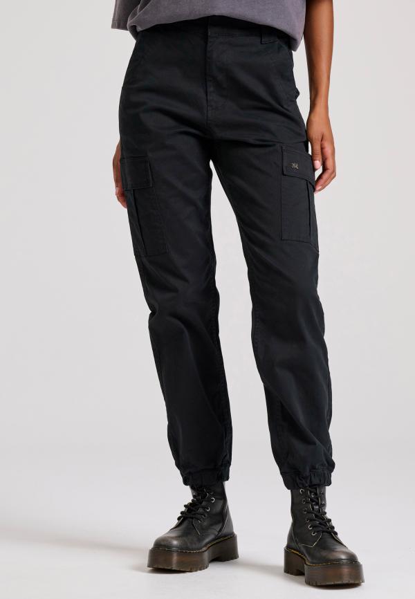 Γυναικείο cargo παντελόνι με cuffed τελείωμα