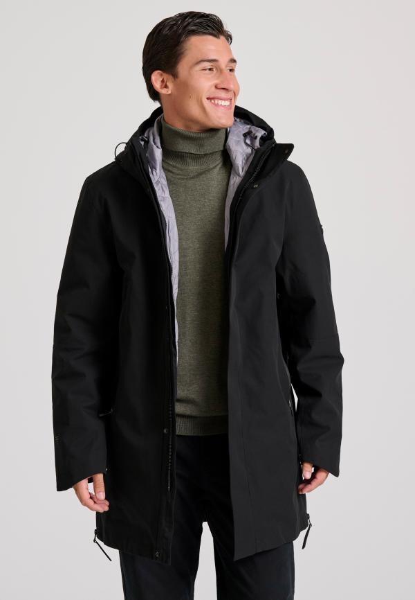 Παρκά με εσωτερικό αποσπώμενο καπιτονέ μπουφάν