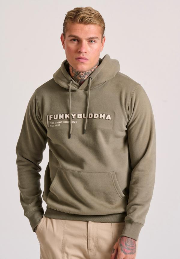 Φούτερ με κουκούλα και 3D branded τύπωμα