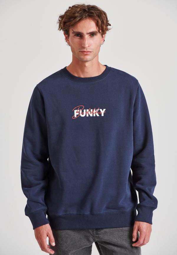 Φούτερ με Funky Buddha τύπωμα στο στήθος