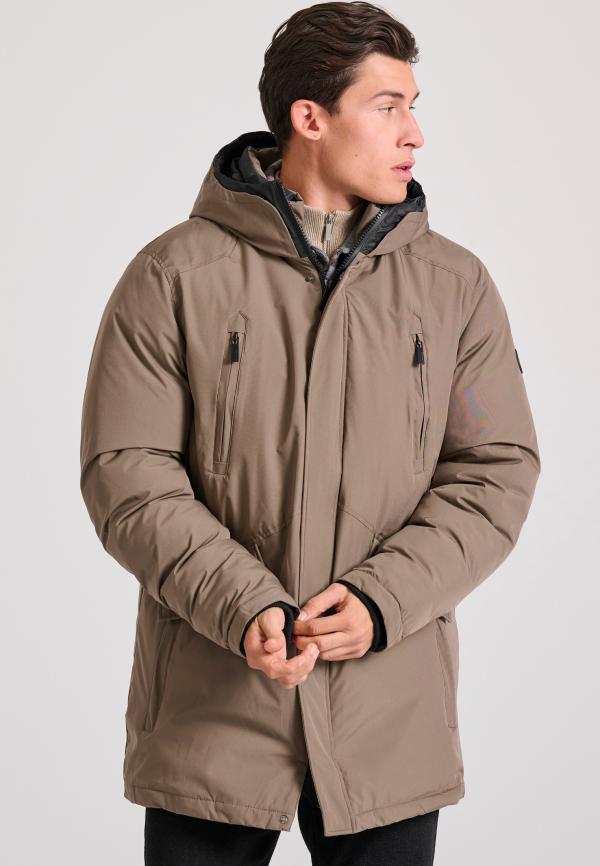 Comfort παρκά με επένδυση και κουκούλα