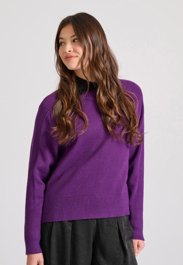 Γυναικεία πλεκτή μπλούζα με βισκόζη