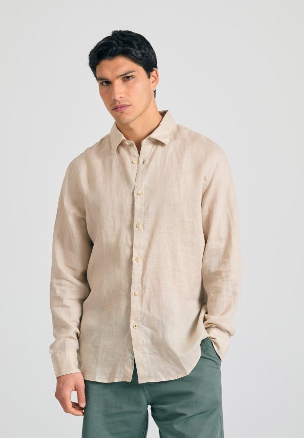 Garment dyed λινό πουκάμισο - The essentials