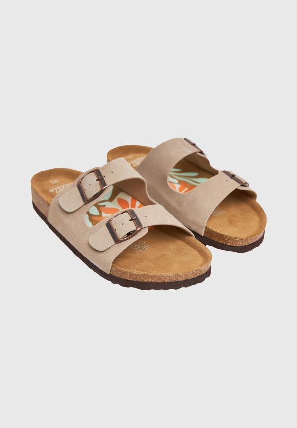 Γυναικεία suede σανδάλια