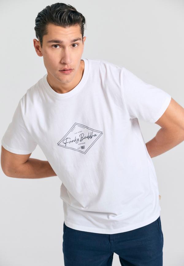 T-shirt με Funky Buddha τύπωμα