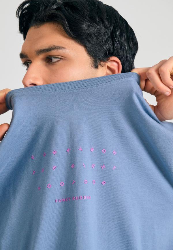 T-shirt με text artwork τύπωμα