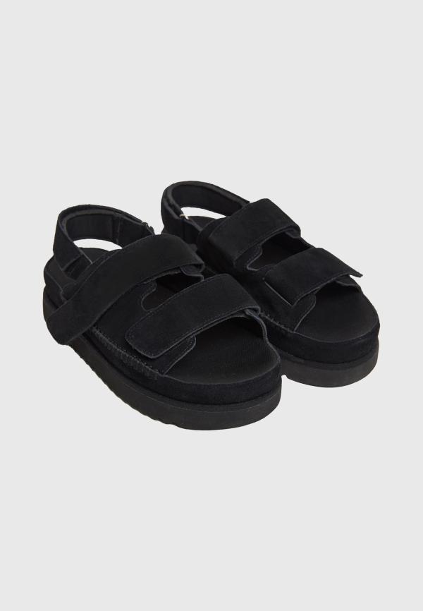 Γυναικεία suede σανδάλια