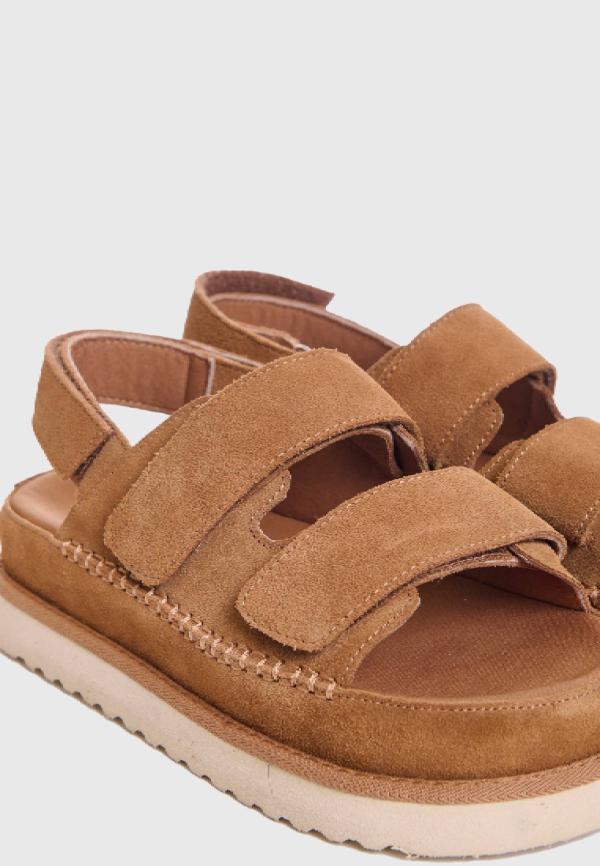 Γυναικεία suede σανδάλια