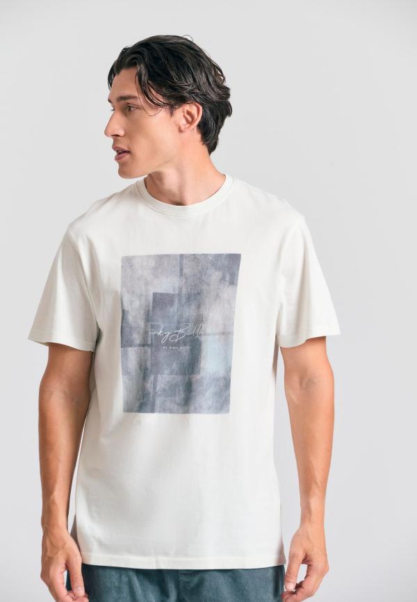 T-shirt με φωτογραφικό minimal τύπωμα