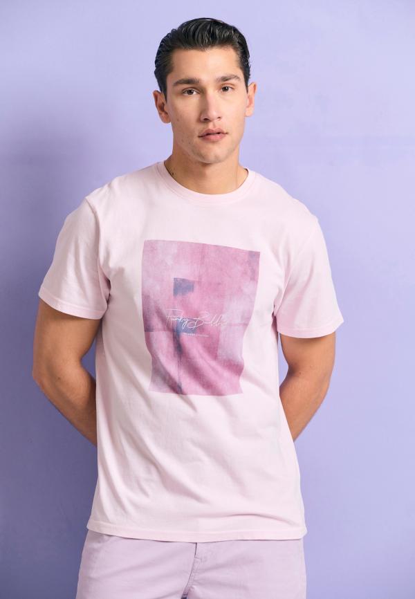 T-shirt με φωτογραφικό minimal τύπωμα