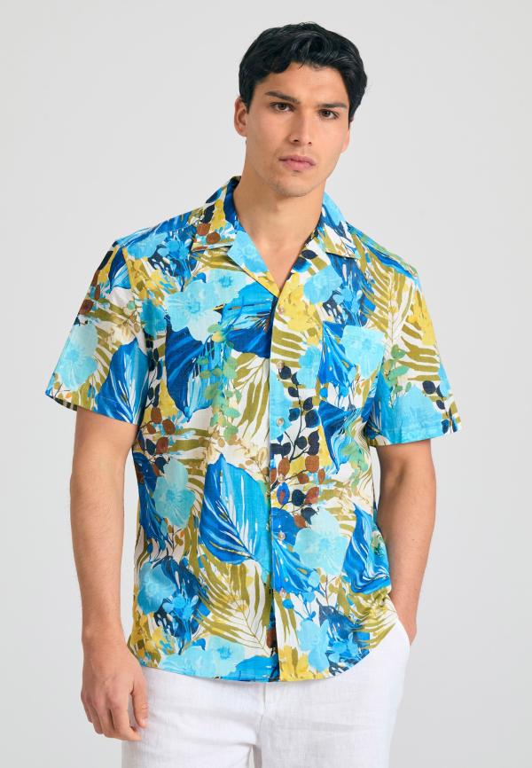 Relaxed fit resort πουκάμισο