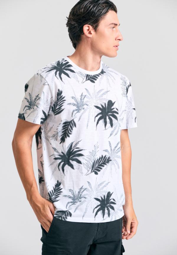 Ανδρικό t-shirt με all over τύπωμα