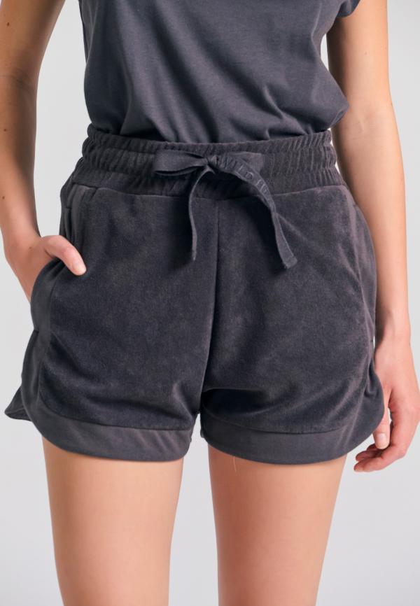 Loose fit γυναικείο πετσετέ σορτς