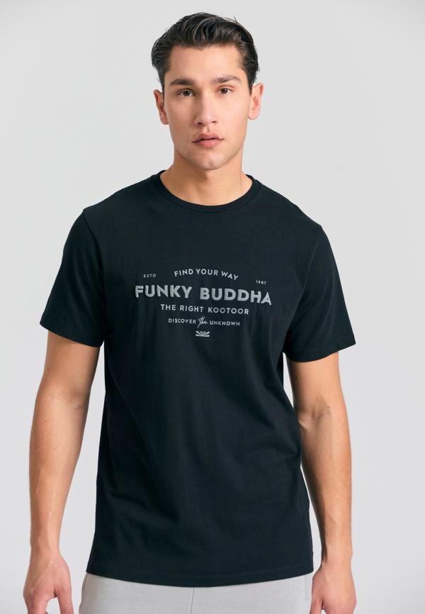 T-shirt με embossed τύπωμα από οργανικό βαμβάκι