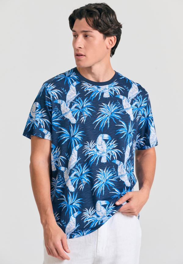 T-shirt με all over τύπωμα