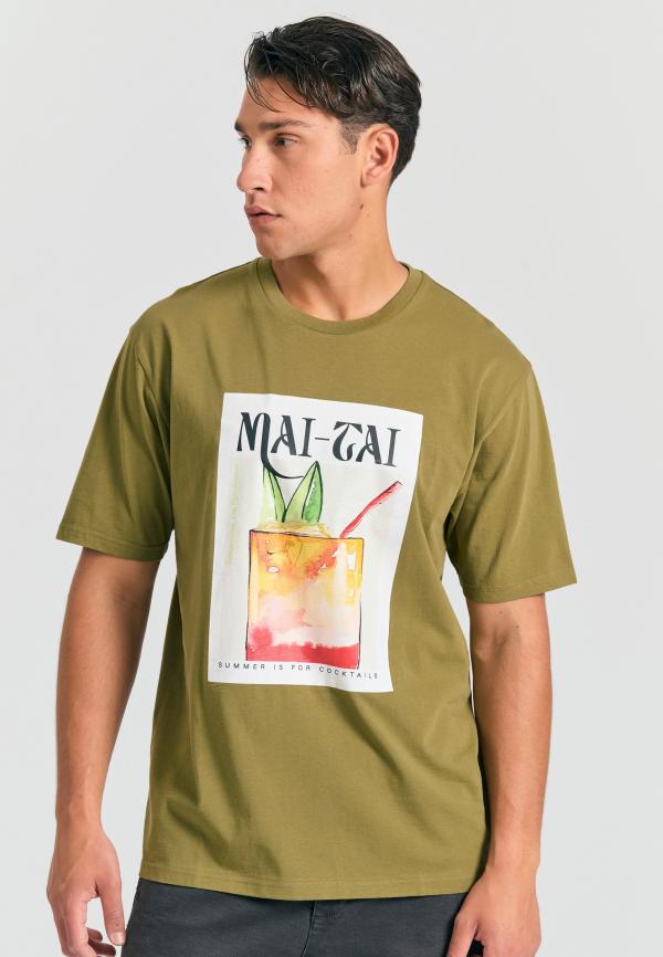 Relaxed fit t-shirt με photographic τύπωμα