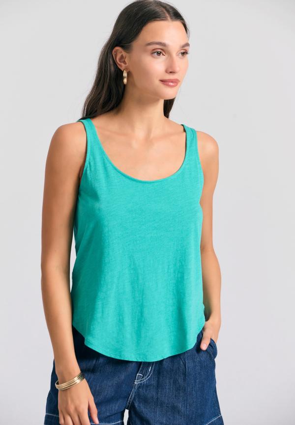 Γυναικείο tank top με μακρύτερη πλάτη