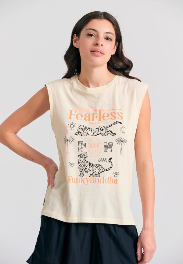 Γυναικείο t-shirt με exotic τύπωμα