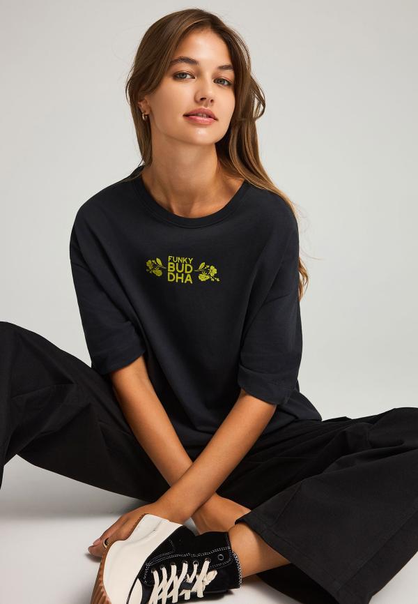 Οversized t-shirt με τύπωμα “Respect Nature”