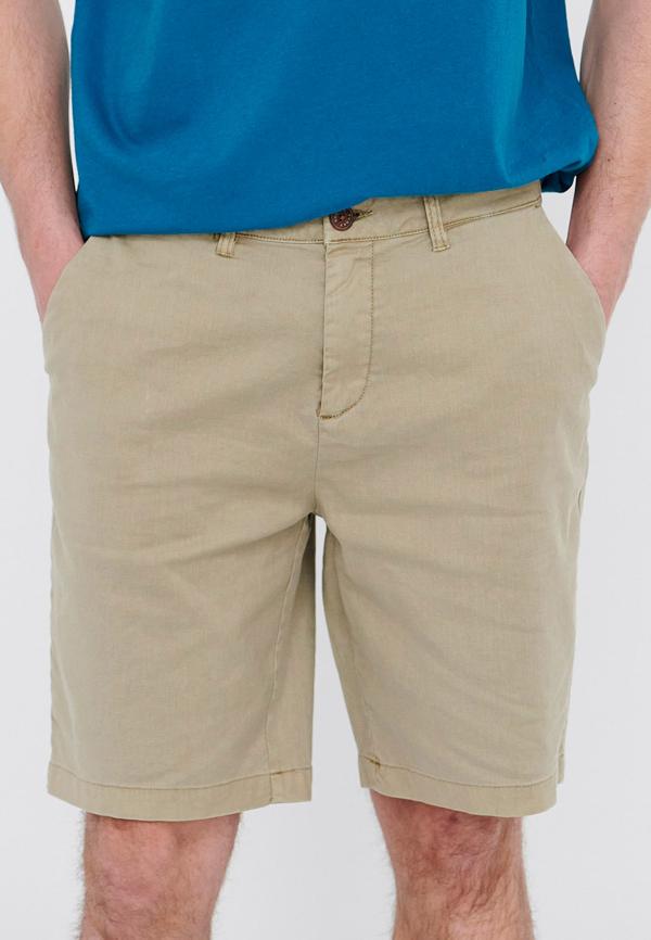 Λινή βερμούδα chino