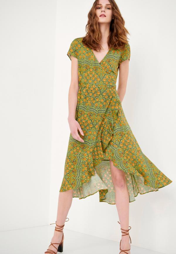 Φλοράλ φορεμα με δέσιμο στη μέση