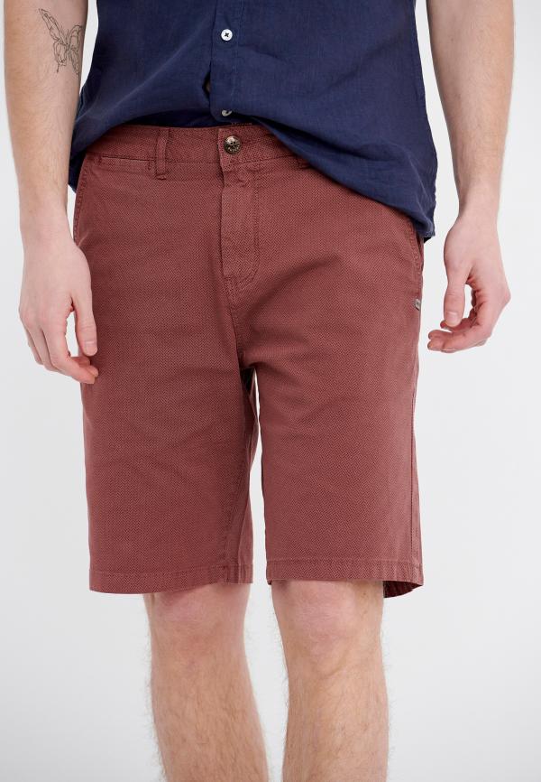 Chino βερμούδα με all over τύπωμα