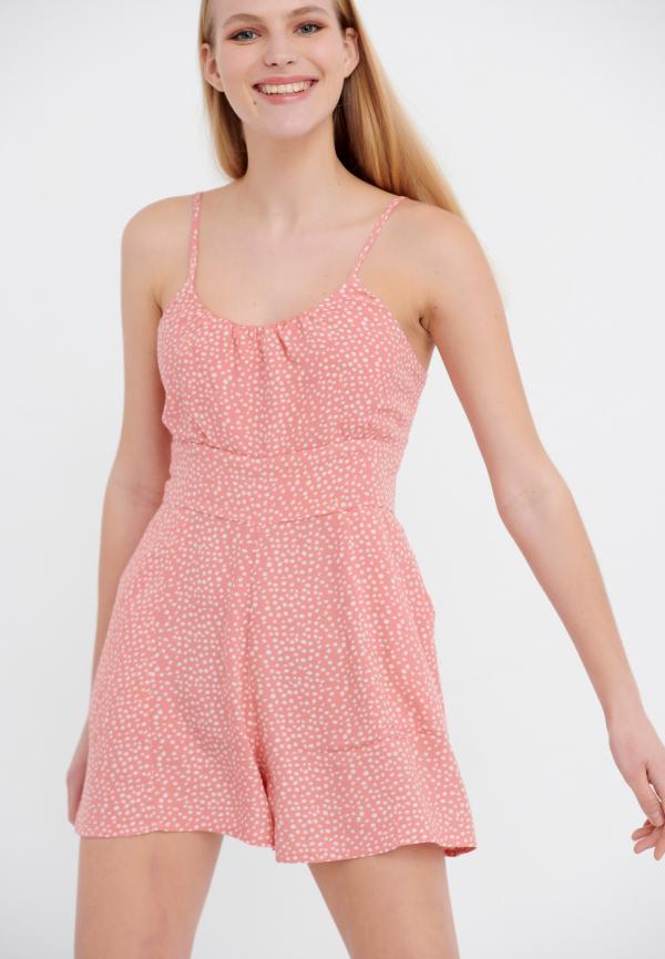 Εμπριμέ ολόσωμη φόρμα με τσέπες