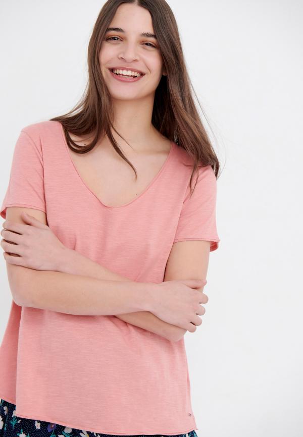 Essential t-shirt με V λαιμόκοψη