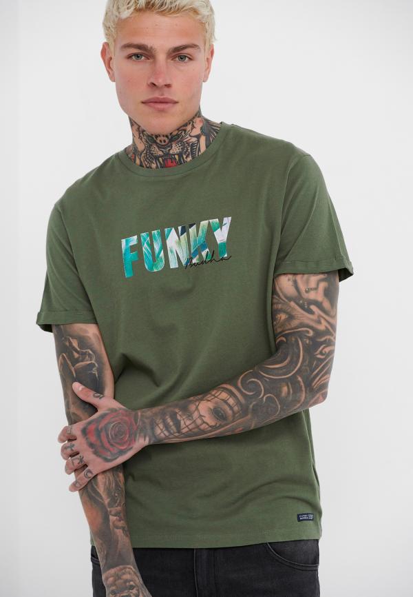 T-shirt από οργανικό βαμβάκι με τύπωμα