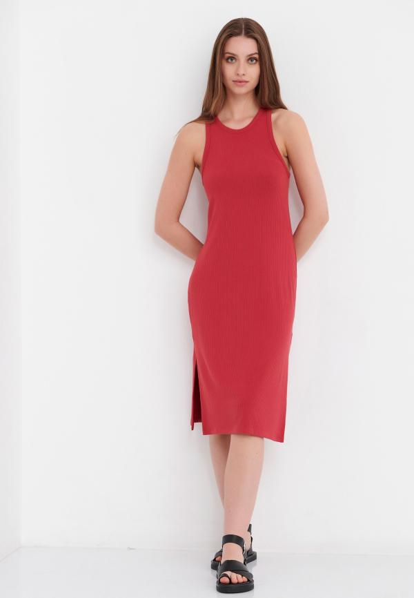 Maxi φόρεμα με σκίσιμο στο πλάι