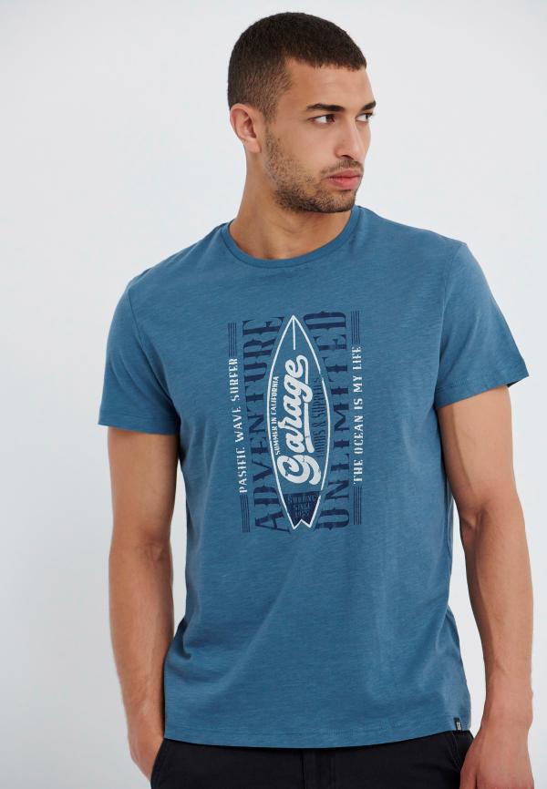 Βαμβακερό t-shirt με τύπωμα Garage 55