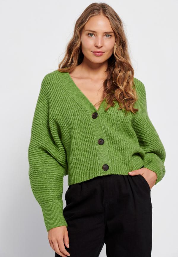 Loose fit πλεκτή ζακέτα