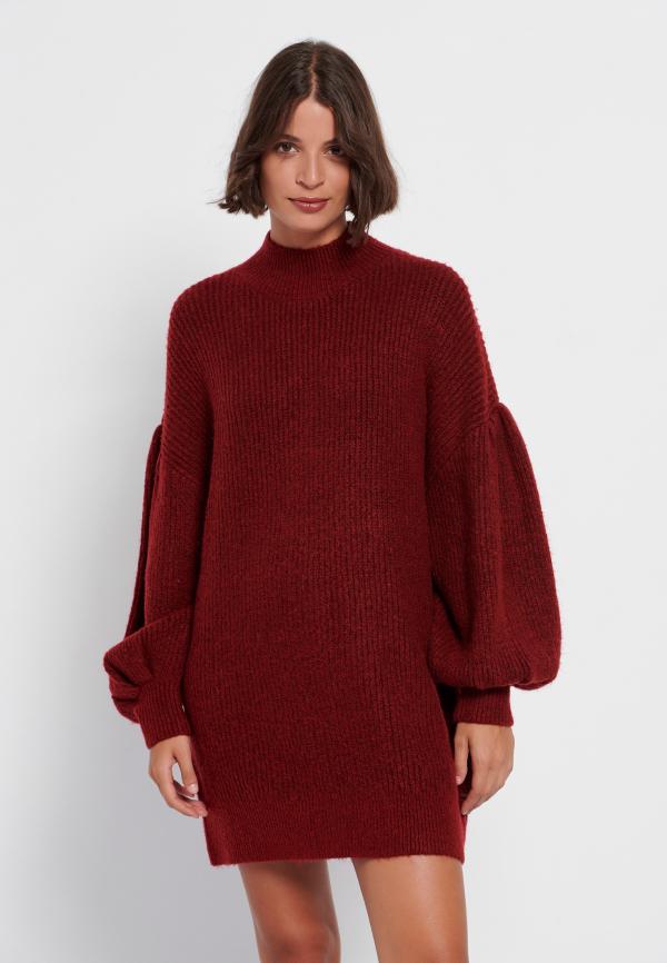 Loose fit πλεκτό φόρεμα