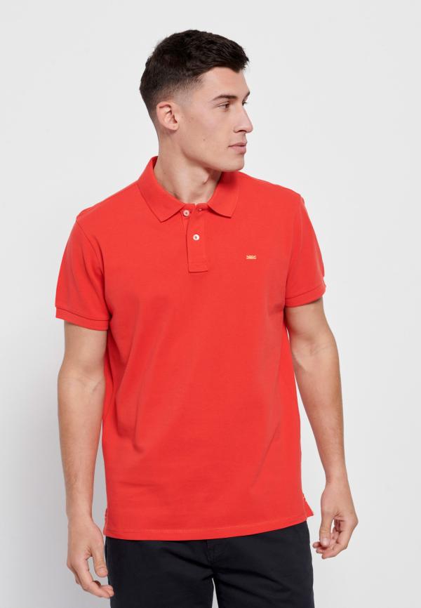 Essential μπλούζα πόλο από βαμβάκι πικέ