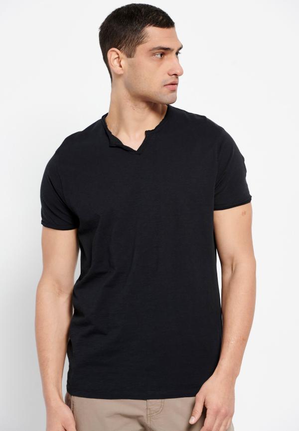 Essential t-shirt με λαιμό henley