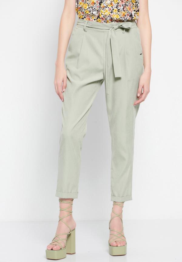 Peg leg παντελόνι με ελαστική μέση και ζώνη