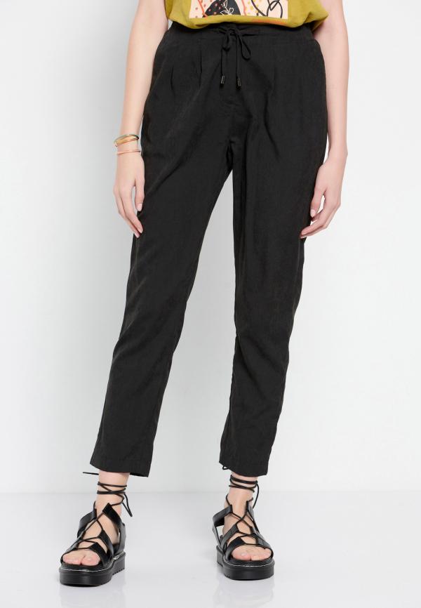 Casual παντελόνι με ελαστική μέση