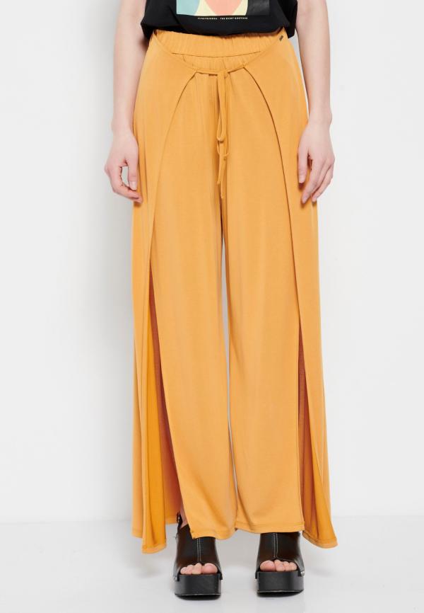 Παντελόνα με ελαστική μέση και δέσιμο με κορδόνι