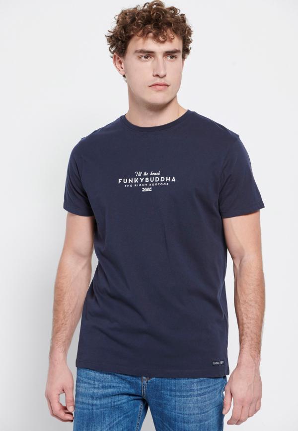 T-shirt με Funky Buddha τύπωμα στο στήθος