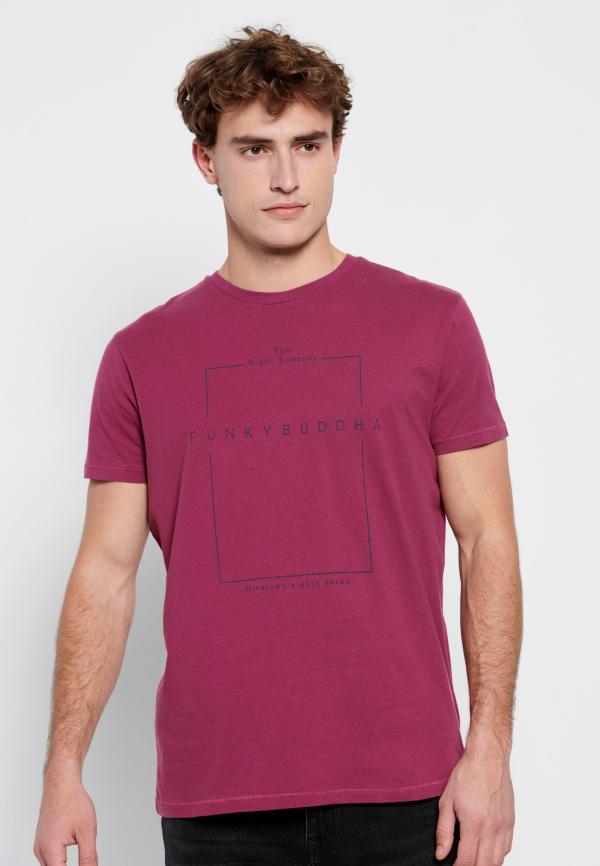 T-shirt με minimal branded τύπωμα