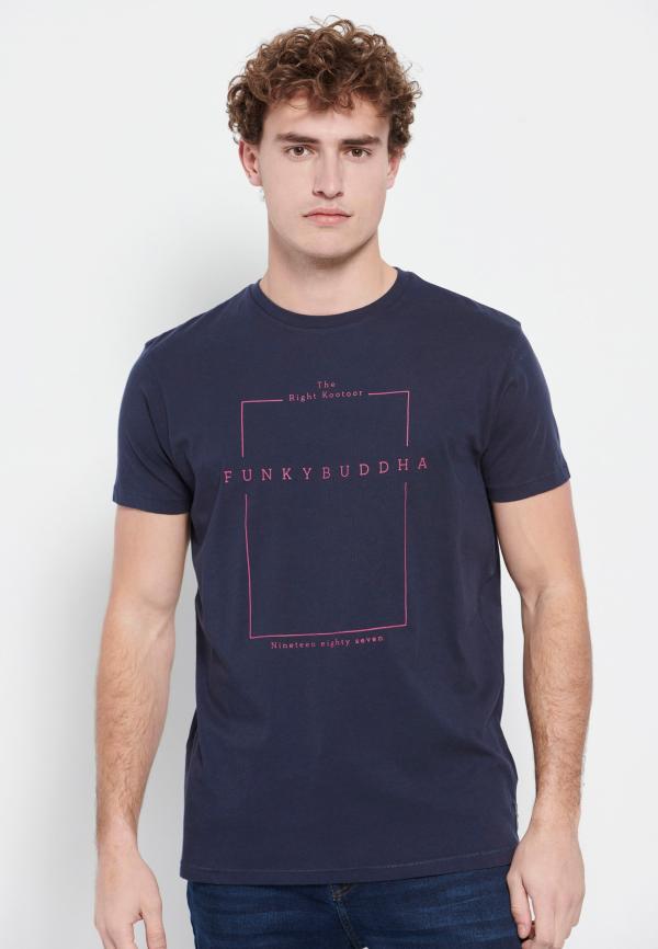 T-shirt με minimal branded τύπωμα