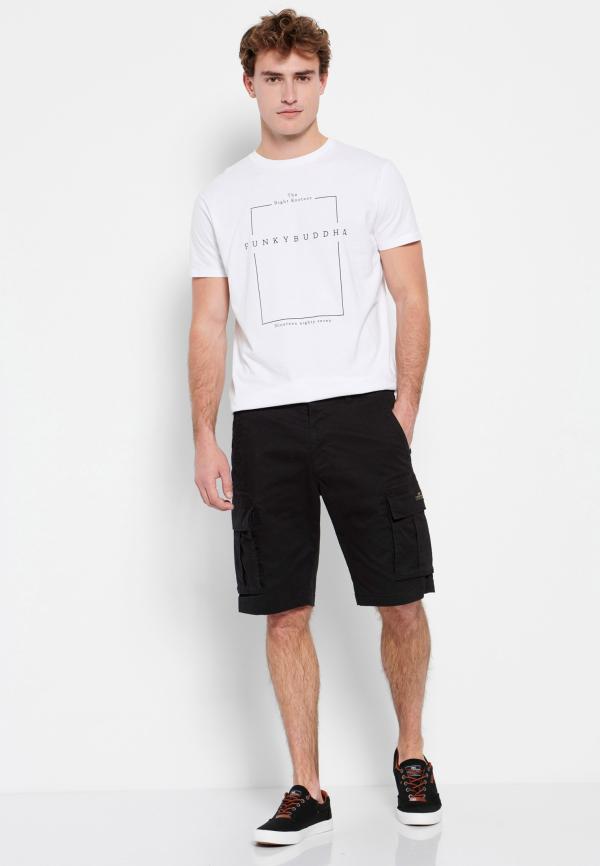 T-shirt με minimal branded τύπωμα