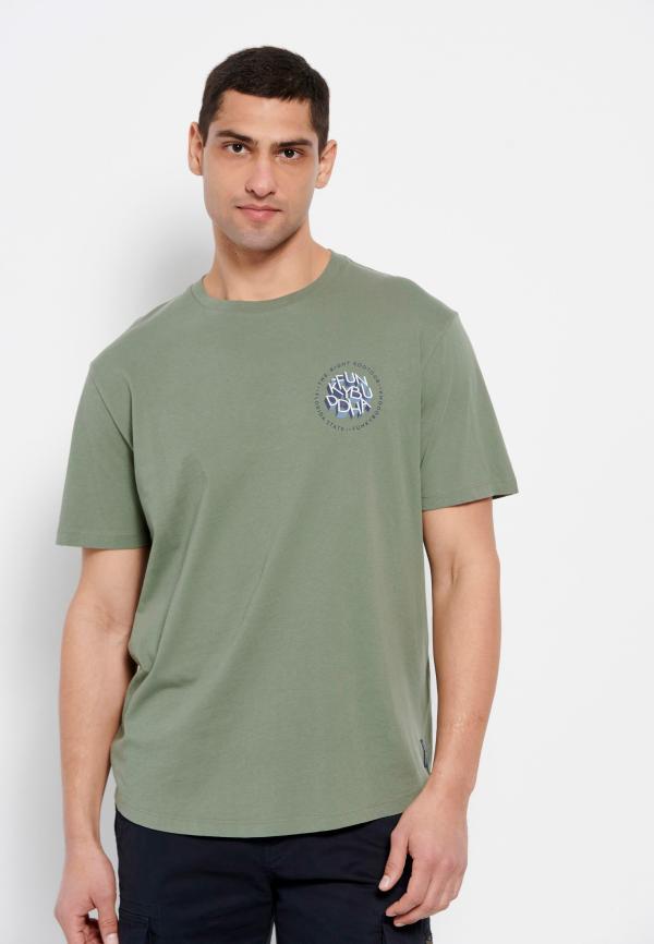 Relaxed fit t-shirt με τύπωμα