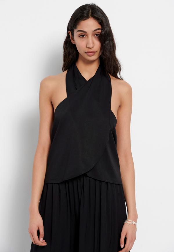 Halter neck top από βισκόζη