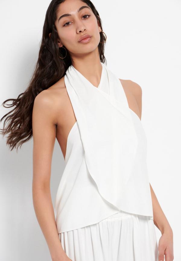 Halter neck top από βισκόζη