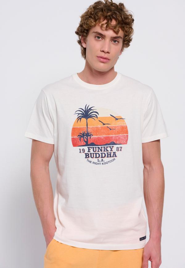 T-shirt από οργανικό βαμβάκι με τύπωμα