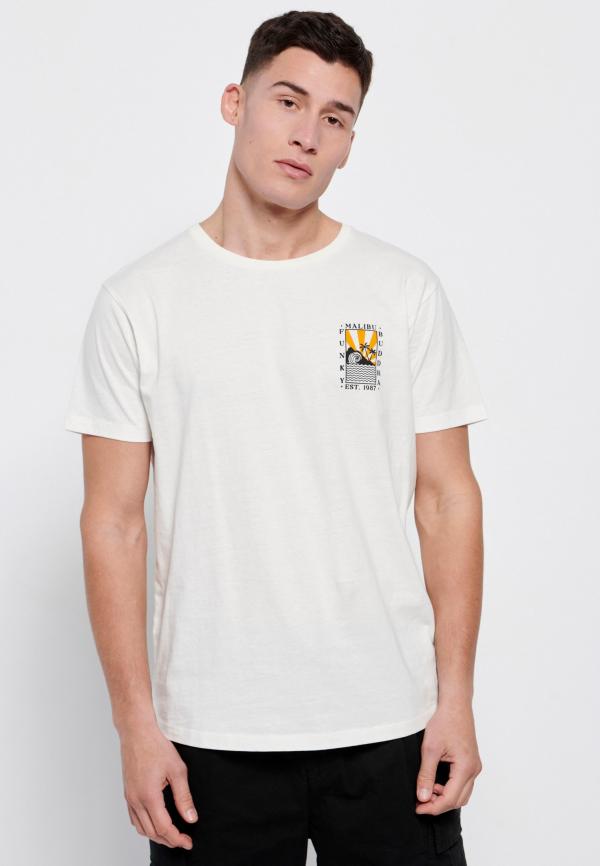 Loose fit t-shirt με τύπωμα στην πλάτη